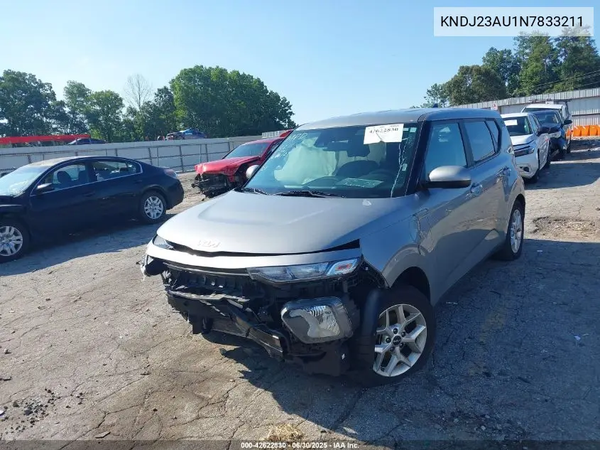 2022 Kia Soul Lx VIN: KNDJ23AU1N7833211 Lot: 42622830