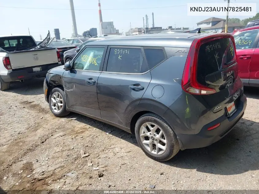 2022 Kia Soul Lx VIN: KNDJ23AU1N7825481 Lot: 42801406