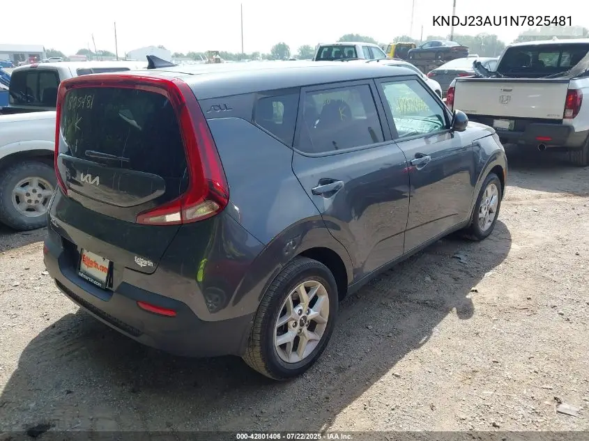 2022 Kia Soul Lx VIN: KNDJ23AU1N7825481 Lot: 42801406