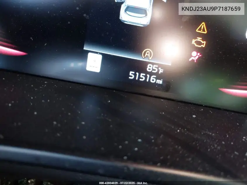 2023 Kia Soul Lx VIN: KNDJ23AU9P7187659 Lot: 42804029