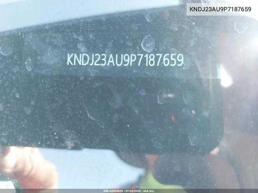 2023 Kia Soul Lx VIN: KNDJ23AU9P7187659 Lot: 42804029