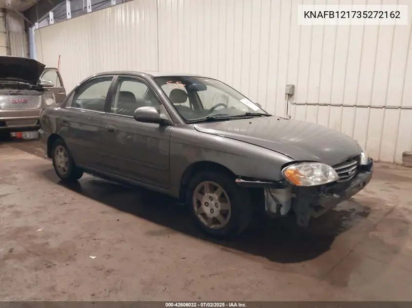 2003 Kia Spectra Ls VIN: KNAFB121735272162 Lot: 42606032