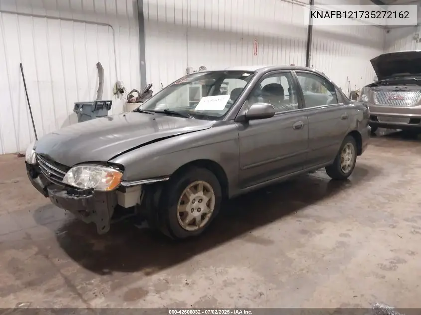 2003 Kia Spectra Ls VIN: KNAFB121735272162 Lot: 42606032
