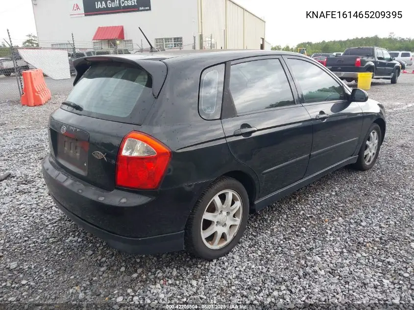 2006 Kia Spectra5 VIN: KNAFE161465209395 Lot: 42205504