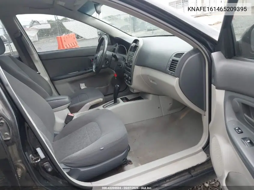 2006 Kia Spectra5 VIN: KNAFE161465209395 Lot: 42205504