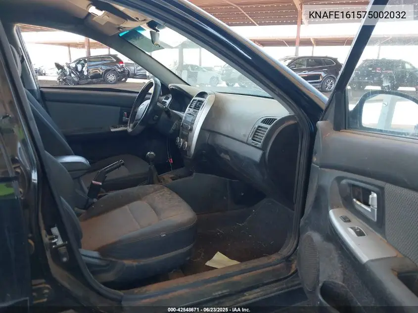 2007 Kia Spectra5 Sx VIN: KNAFE161575002032 Lot: 42548671