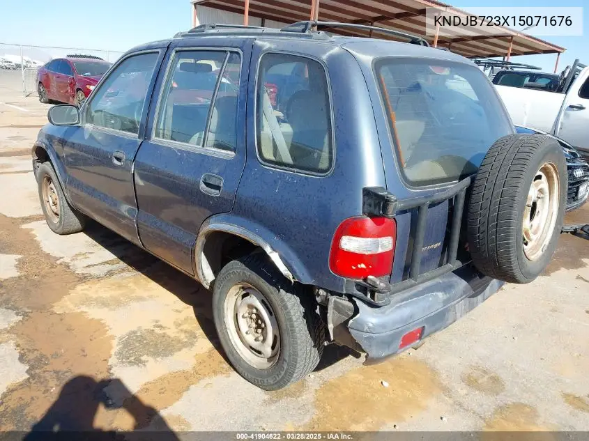 2001 Kia Sportage Ex/Limited VIN: KNDJB723X15071676 Lot: 41904622