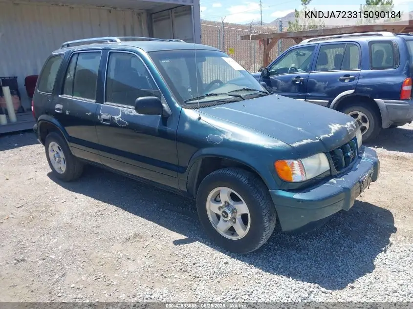 2001 Kia Sportage Ex/Limited VIN: KNDJA723315090184 Lot: 42583688