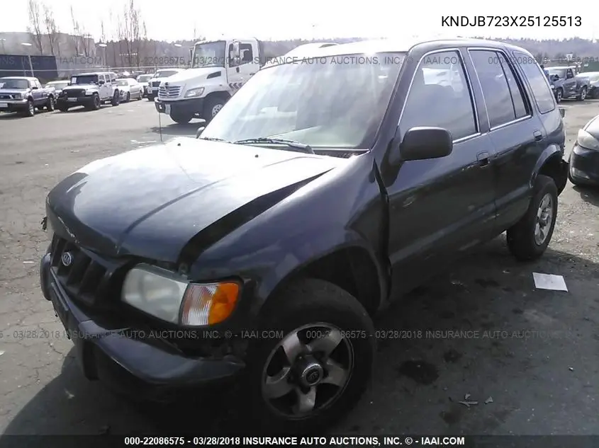 2002 Kia Sportage VIN: KNDJB723X25125513 Lot: 22086575