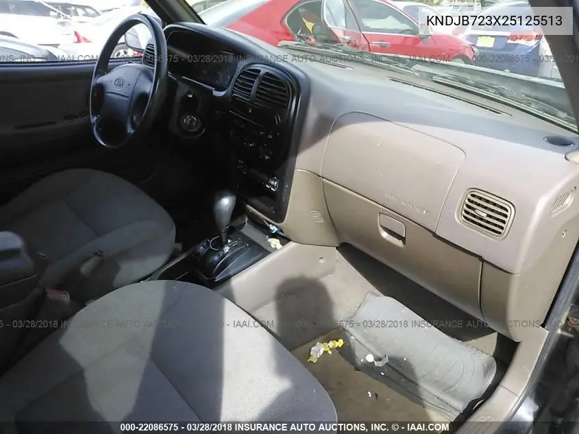 2002 Kia Sportage VIN: KNDJB723X25125513 Lot: 22086575