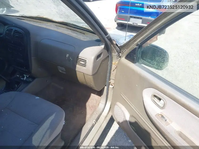 kndjb723525120932 KNDJB723525120932 2002 Kia Sportage