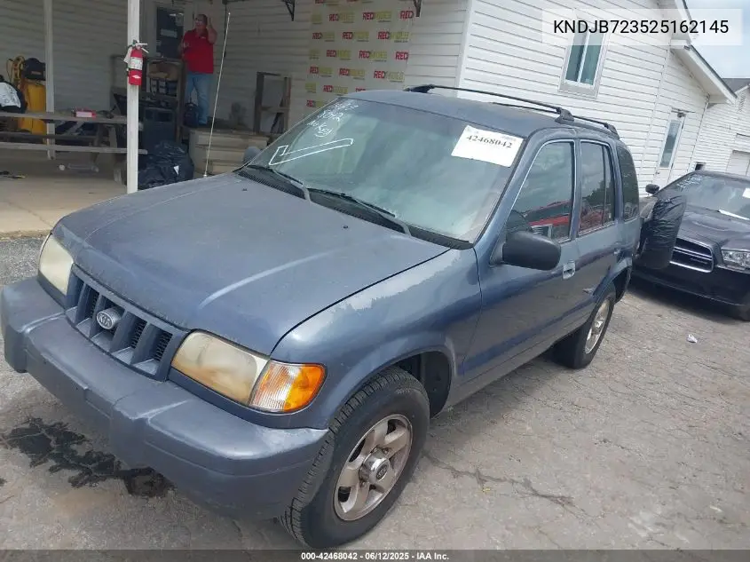2002 Kia Sportage VIN: KNDJB723525162145 Lot: 42468042