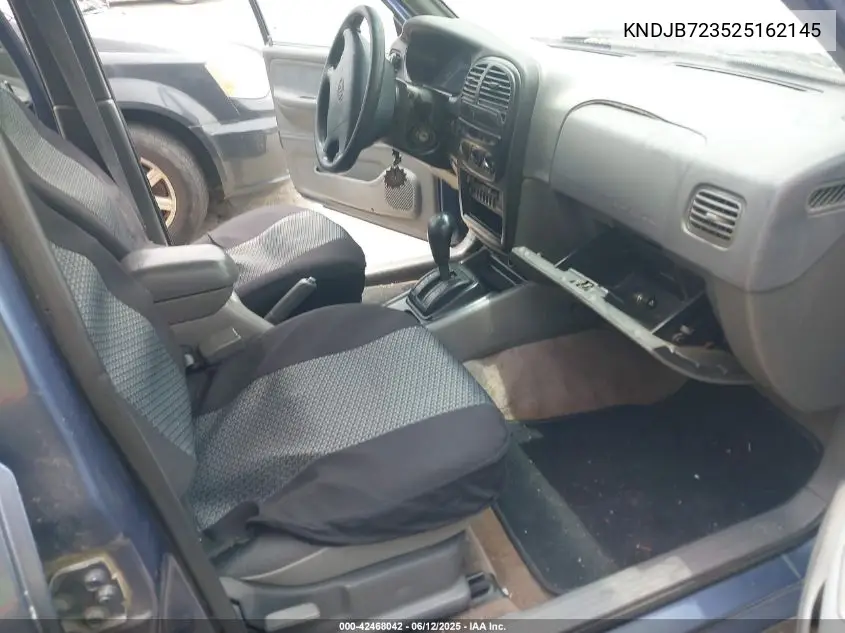 2002 Kia Sportage VIN: KNDJB723525162145 Lot: 42468042
