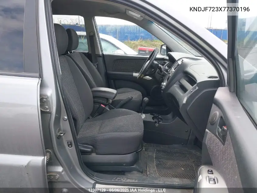 2007 Kia Sportage VIN: KNDJF723X77370196 Lot: 12307129