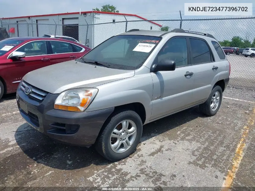 2007 Kia Sportage Lx V6 VIN: KNDJE723477396702 Lot: 42585828