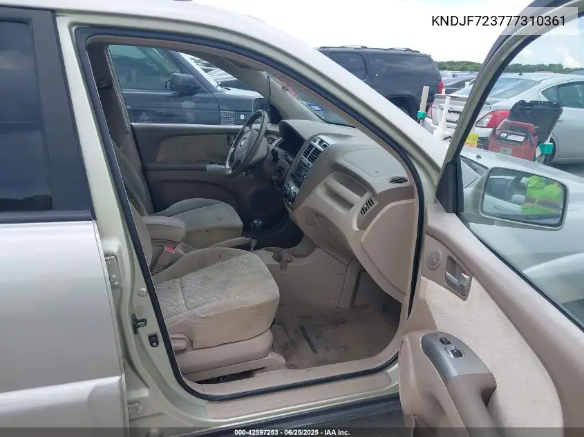 2007 Kia Sportage Ex V6 VIN: KNDJF723777310361 Lot: 42597253