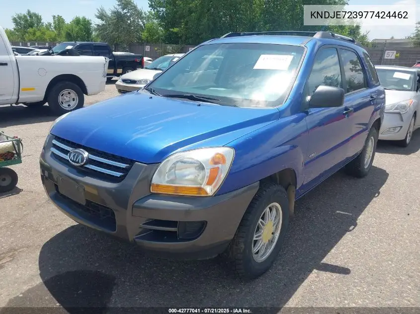 2007 Kia Sportage Ex/Lx VIN: KNDJE723977424462 Lot: 42777041