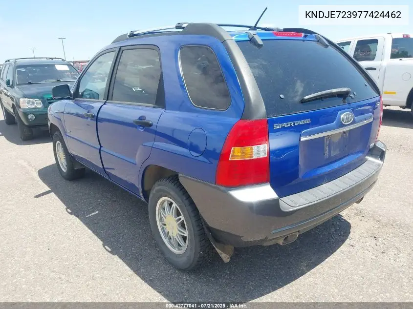 2007 Kia Sportage Ex/Lx VIN: KNDJE723977424462 Lot: 42777041