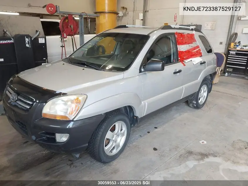 2008 Kia Sportage Ex/Lx VIN: KNDJE723387529127 Lot: 30059553