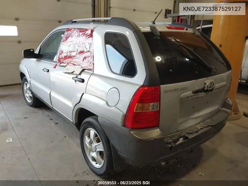 2008 Kia Sportage Ex/Lx VIN: KNDJE723387529127 Lot: 30059553