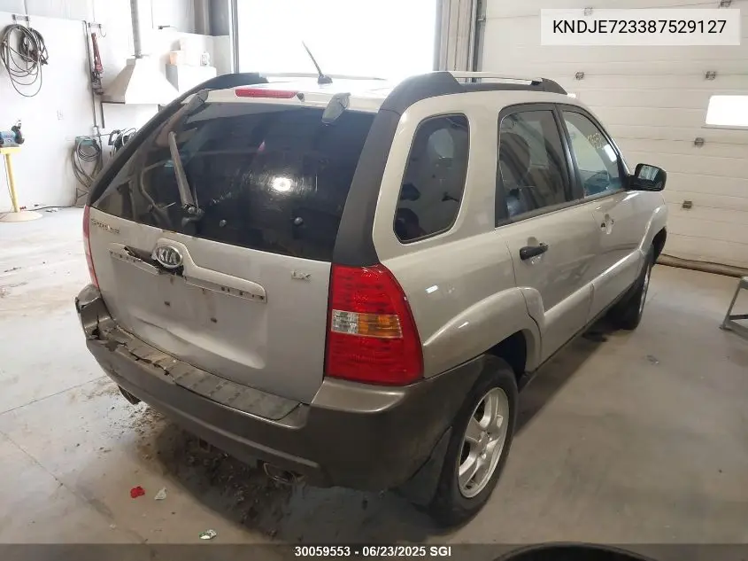 2008 Kia Sportage Ex/Lx VIN: KNDJE723387529127 Lot: 30059553