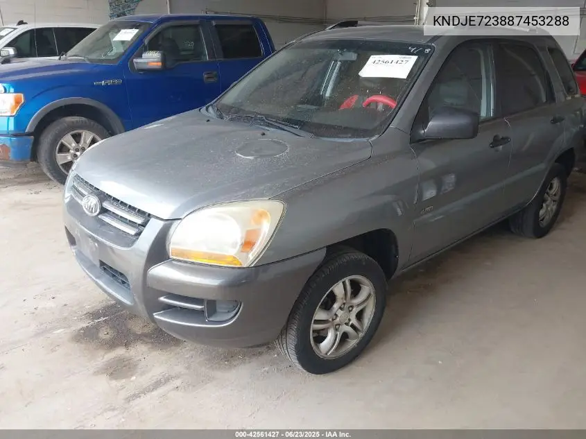 2008 Kia Sportage Lx V6 VIN: KNDJE723887453288 Lot: 42561427