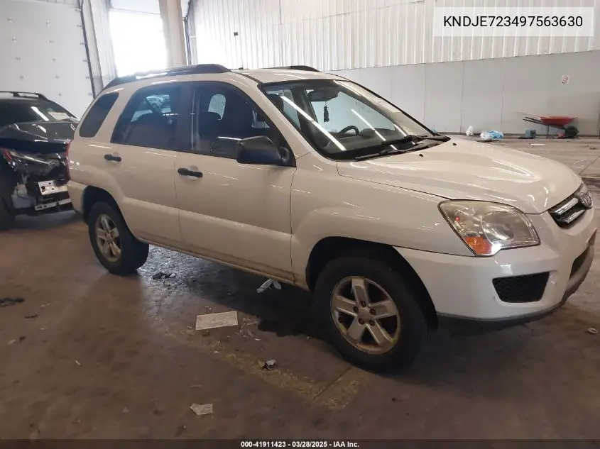 2009 Kia Sportage Lx V6 VIN: KNDJE723497563630 Lot: 41911423