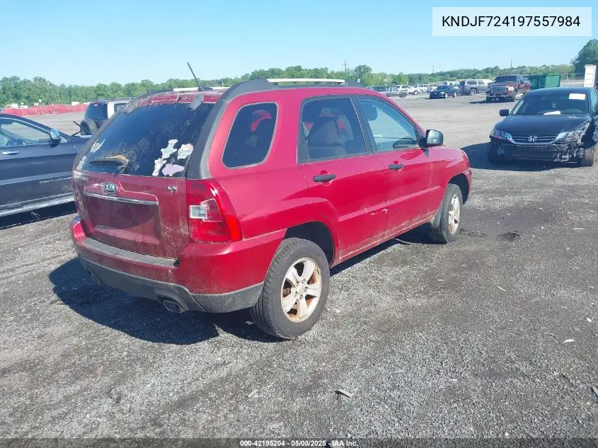 2009 Kia Sportage Lx VIN: KNDJF724197557984 Lot: 42195204
