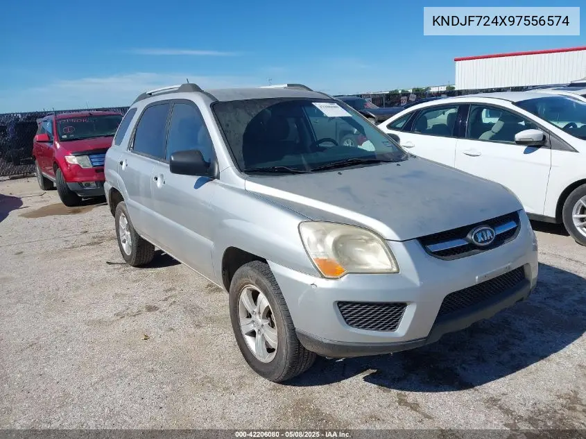 2009 Kia Sportage Lx VIN: KNDJF724X97556574 Lot: 42206080