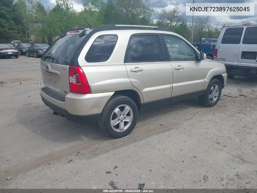 2009 Kia Sportage Ex V6 VIN: KNDJE723897625045 Lot: 42226159