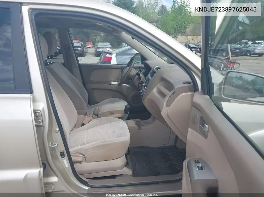 2009 Kia Sportage Ex V6 VIN: KNDJE723897625045 Lot: 42226159