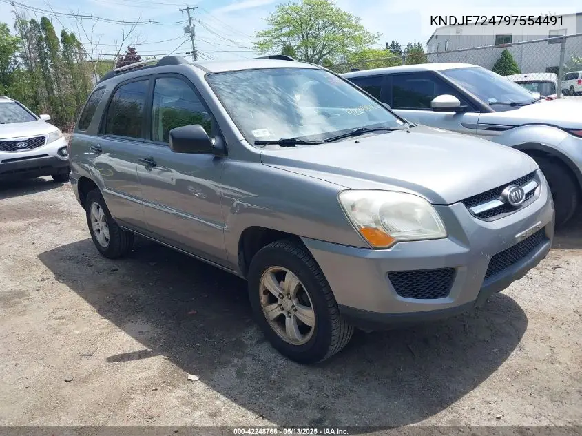 2009 Kia Sportage Lx VIN: KNDJF724797554491 Lot: 42248766