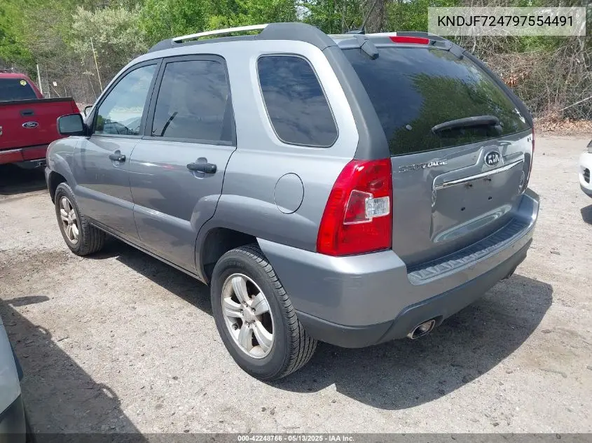 2009 Kia Sportage Lx VIN: KNDJF724797554491 Lot: 42248766