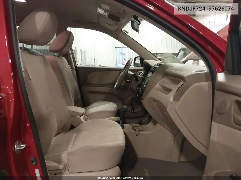 2009 Kia Sportage Lx VIN: KNDJF724197626074 Lot: 42516466