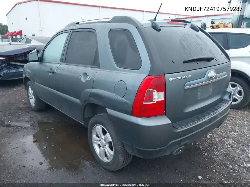 2009 Kia Sportage Lx VIN: KNDJF724197579287 Lot: 42584146