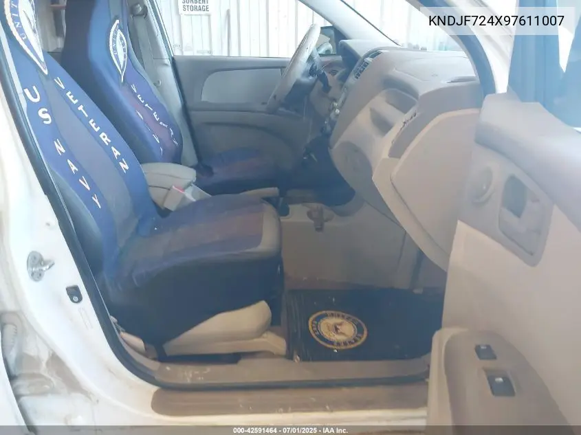 2009 Kia Sportage Lx VIN: KNDJF724X97611007 Lot: 42591464