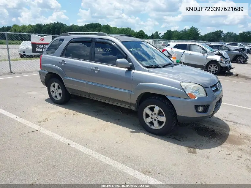 2009 Kia Sportage Ex V6 VIN: KNDJF723397621689 Lot: 42617024