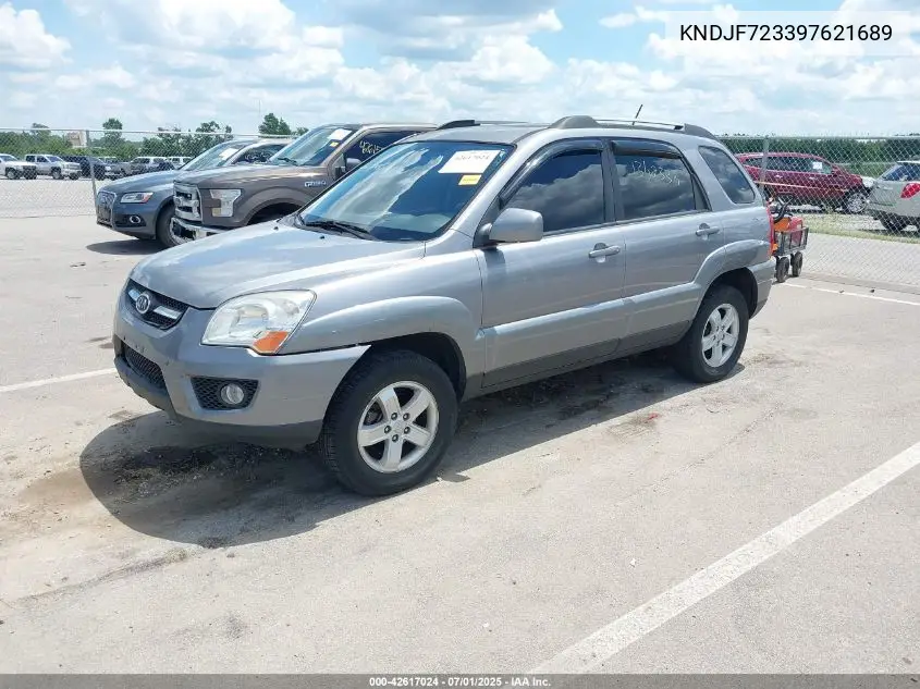 2009 Kia Sportage Ex V6 VIN: KNDJF723397621689 Lot: 42617024