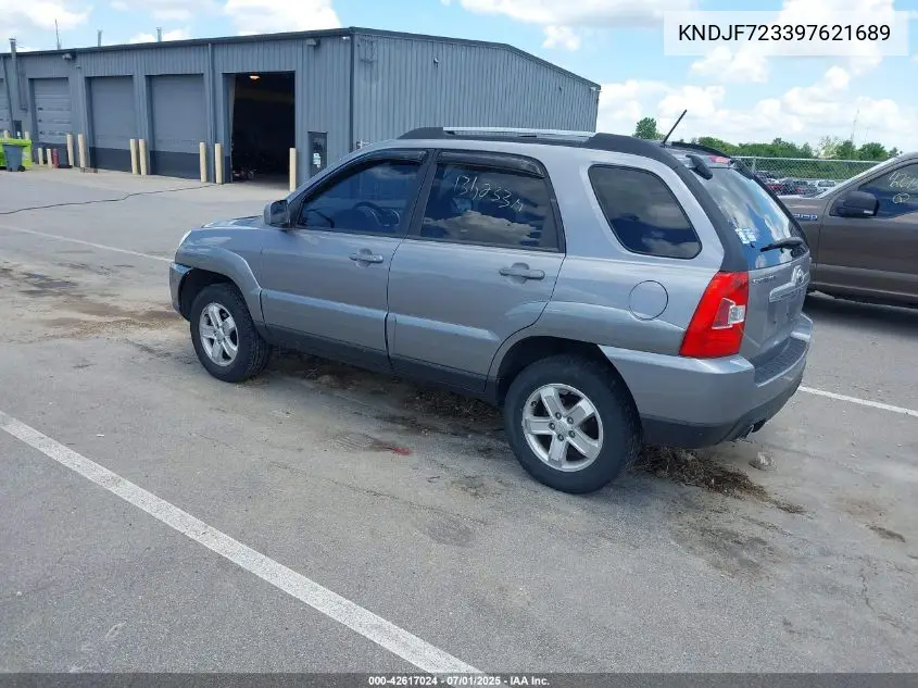 2009 Kia Sportage Ex V6 VIN: KNDJF723397621689 Lot: 42617024
