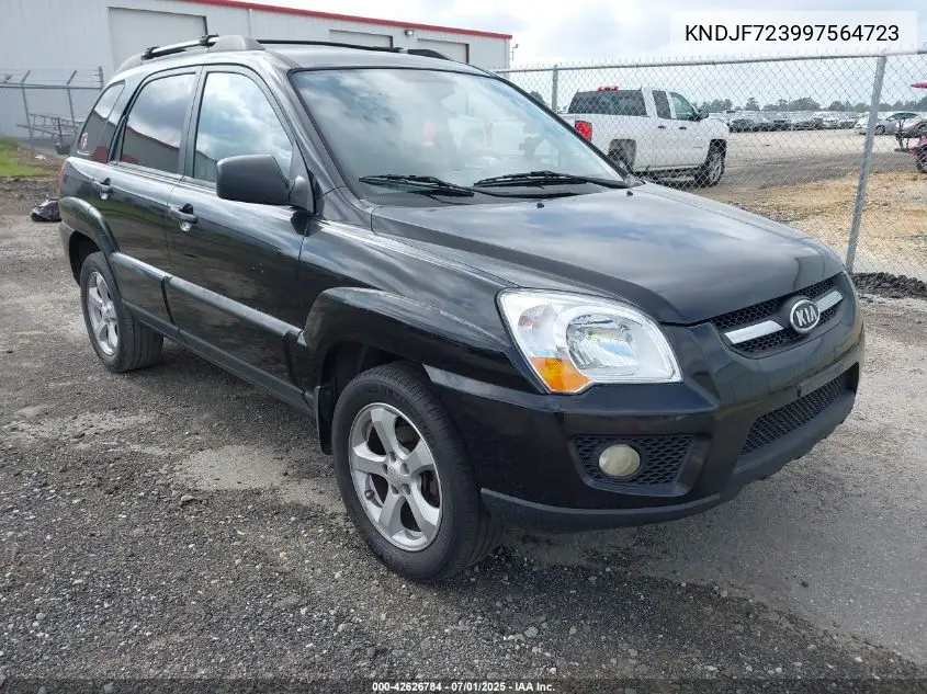 2009 Kia Sportage Lx V6 VIN: KNDJF723997564723 Lot: 42626784