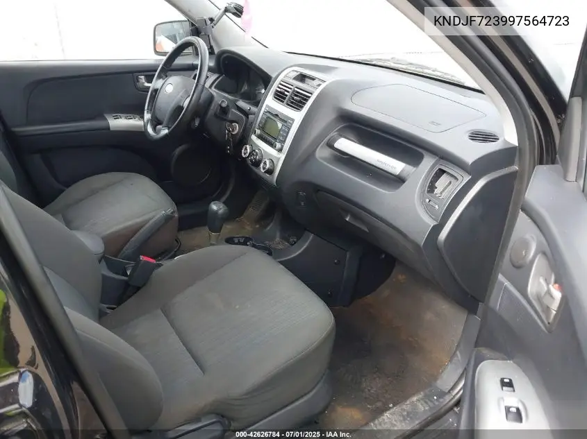 2009 Kia Sportage Lx V6 VIN: KNDJF723997564723 Lot: 42626784
