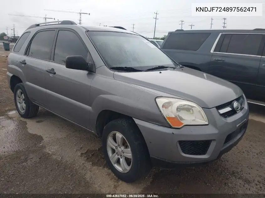 2009 Kia Sportage Lx VIN: KNDJF724897562471 Lot: 42637052