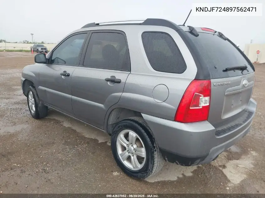 2009 Kia Sportage Lx VIN: KNDJF724897562471 Lot: 42637052