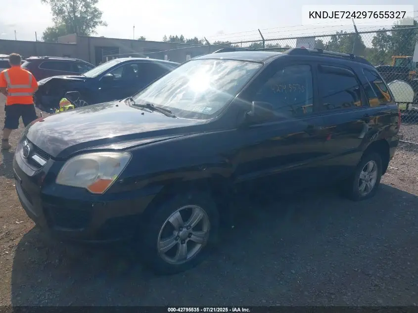 2009 Kia Sportage Lx VIN: KNDJE724297655327 Lot: 42795535
