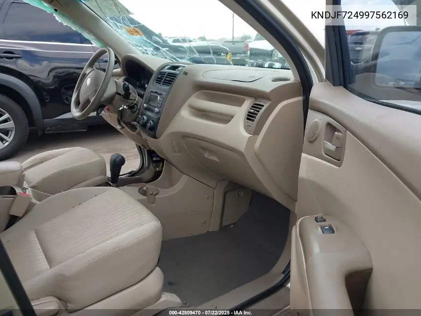 2009 Kia Sportage Lx VIN: KNDJF724997562169 Lot: 42809470