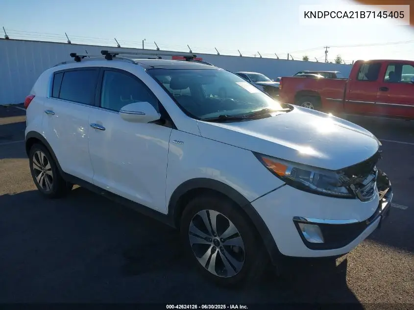 2011 Kia Sportage Ex/Sx VIN: KNDPCCA21B7145405 Lot: 42624126