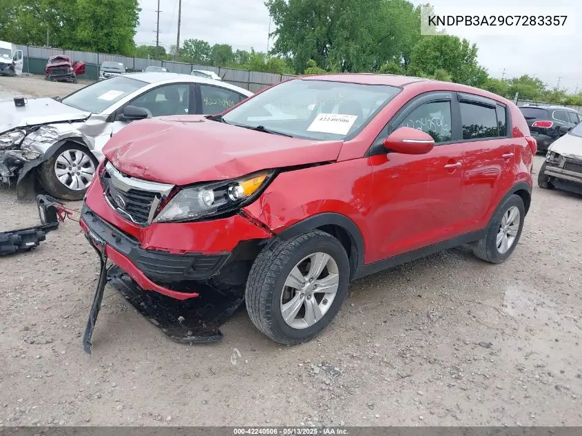 2012 Kia Sportage Lx VIN: KNDPB3A29C7283357 Lot: 42240506