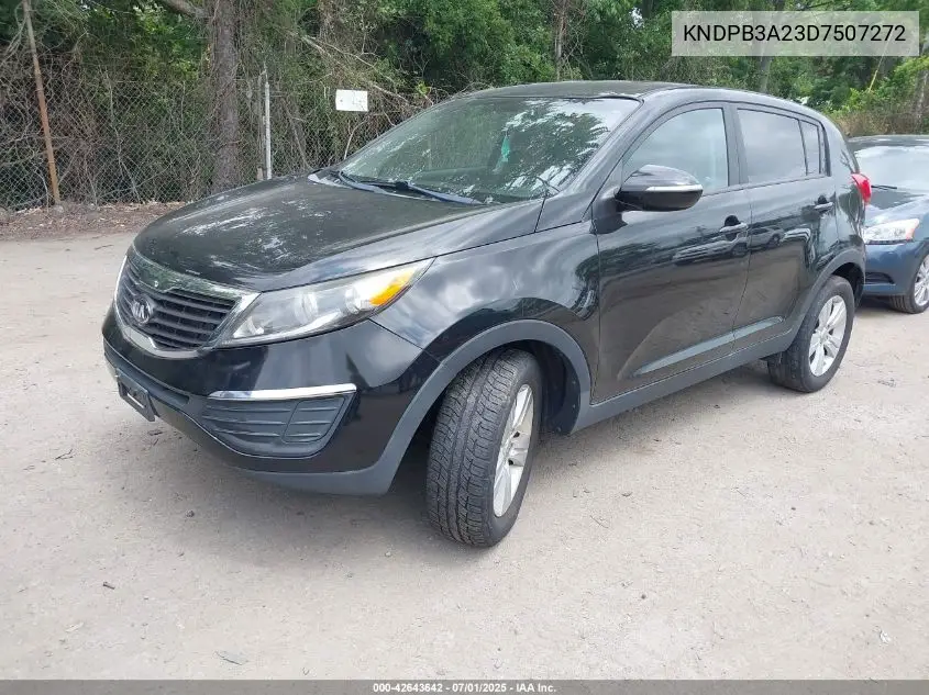 2013 Kia Sportage Lx VIN: KNDPB3A23D7507272 Lot: 42643642