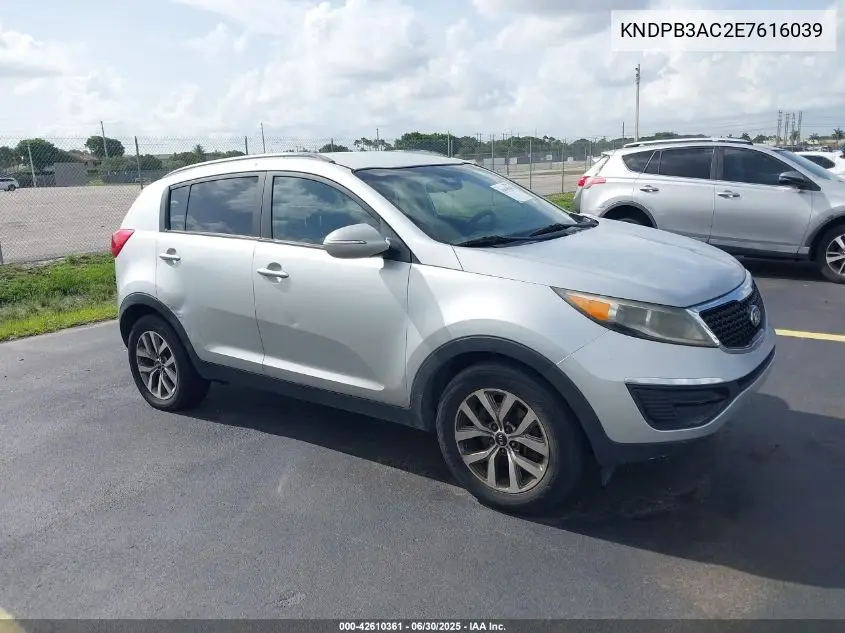 2014 Kia Sportage Lx VIN: KNDPB3AC2E7616039 Lot: 42610361