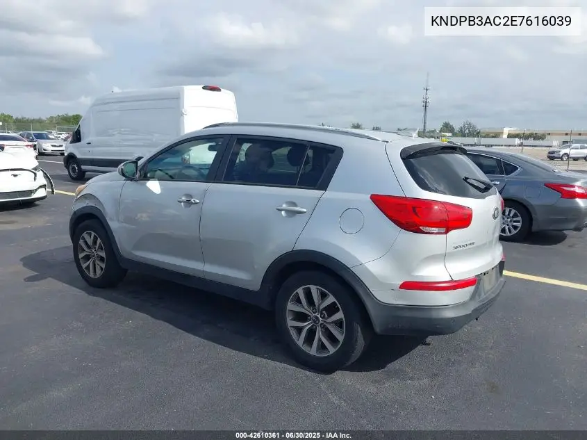 2014 Kia Sportage Lx VIN: KNDPB3AC2E7616039 Lot: 42610361